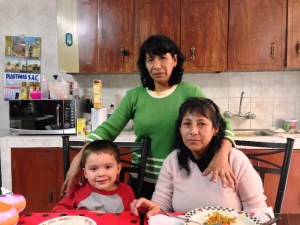 Alicia & Pilar are sisters. They part of our family. Pilar help us in America and Alicia in Peru:)